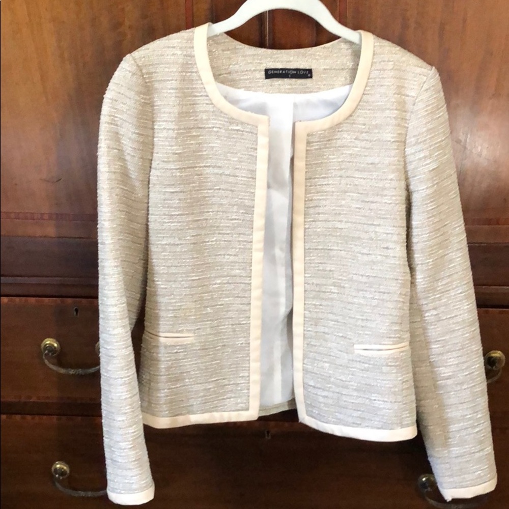 Generation Love Size 0 gold jacket
